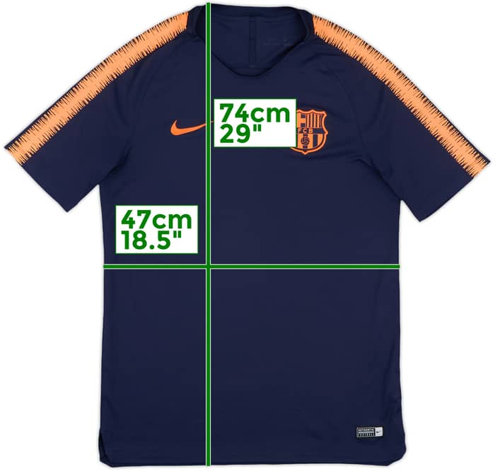 2018-19 Barcelona Nike Training Shirt - 9/10 - (M)