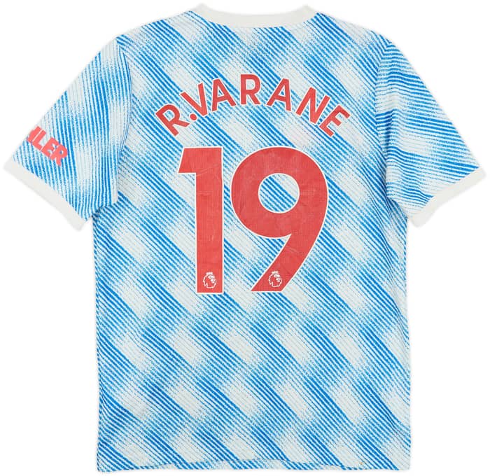 2021-22 Manchester United Away Shirt R.Varane #19 - 6/10 - (XL.Boys)
