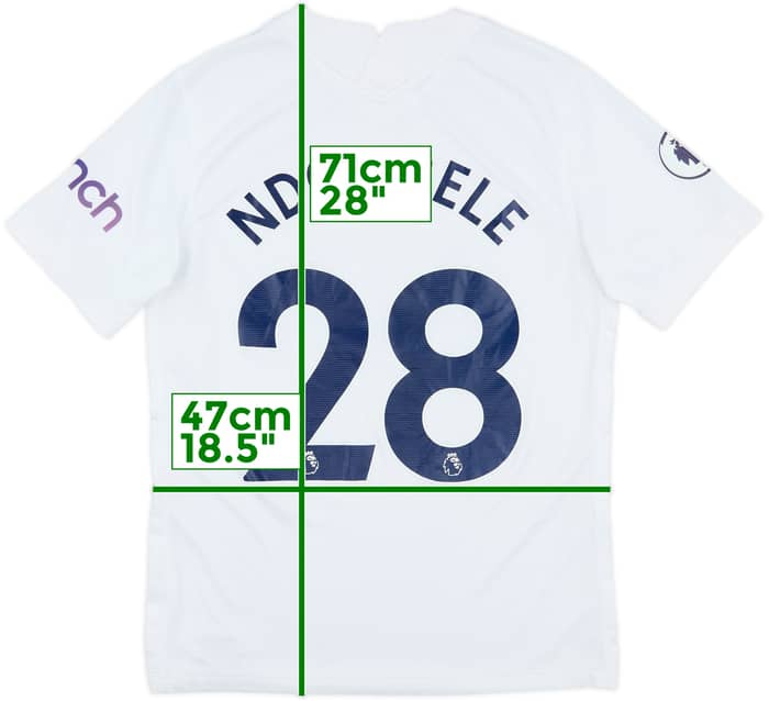 2021-22 Tottenham Home Shirt Ndombele #28 - 8/10 - (M)