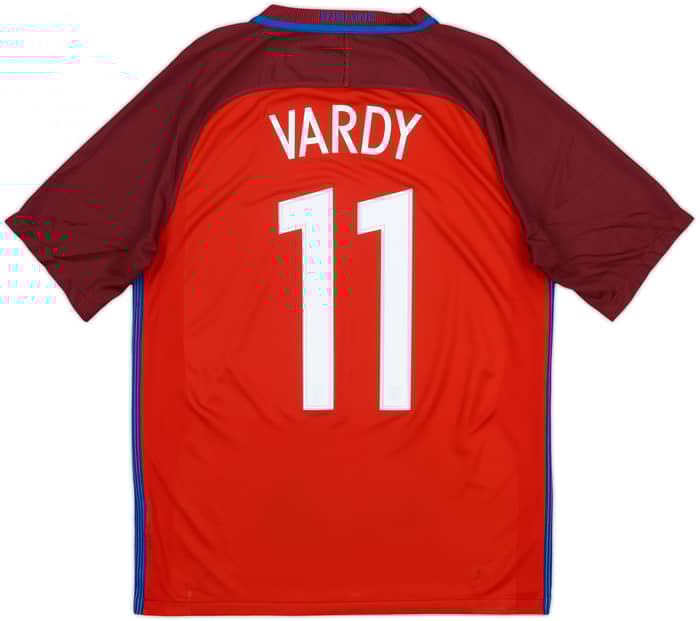 2016-17 England Away Shirt Vardy #11 - 7/10 - (M)