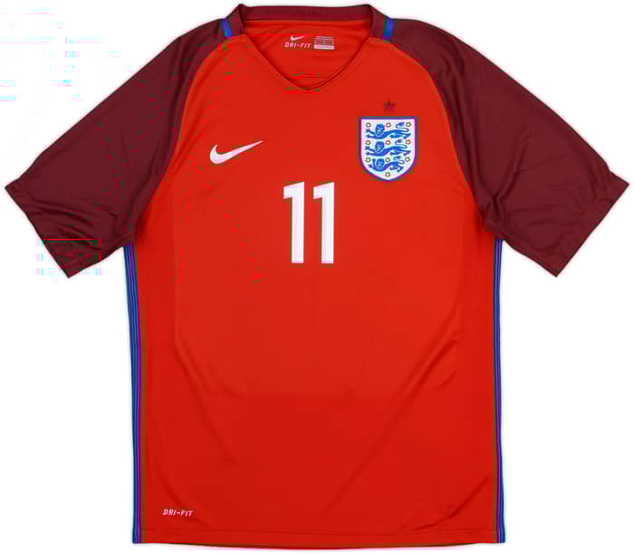2016-17 England Away Shirt Vardy #11 - 7/10 - (M)