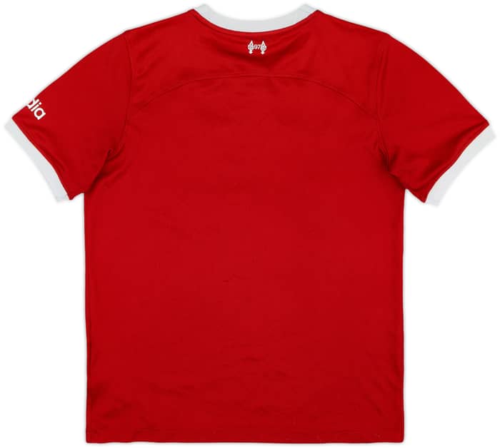 2023-24 Liverpool Home Shirt - 5/10 - (L.Boys)