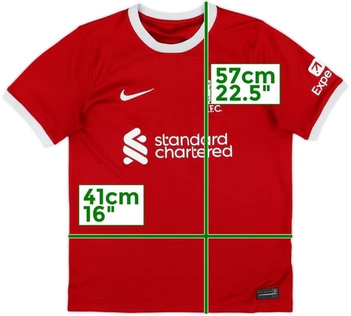 2023-24 Liverpool Home Shirt - 5/10 - (L.Boys)