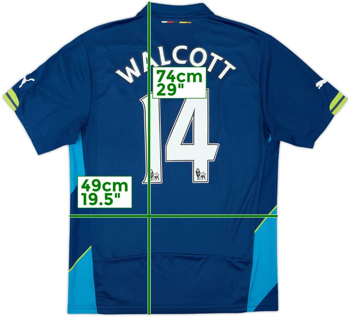 2014-15 Arsenal Third Shirt Walcott #14 - 8/10 - (M)