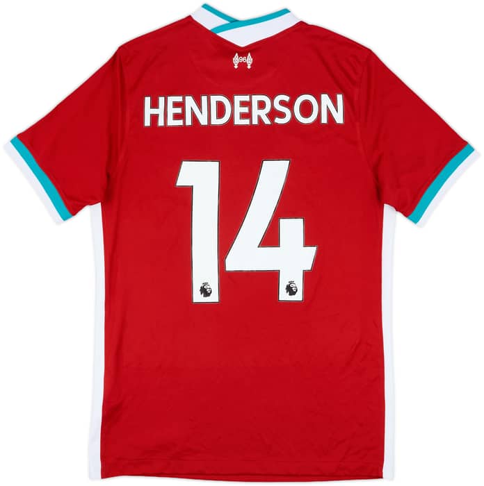 2020-21 Liverpool Home Shirt Henderson #14 - 6/10 - (M)