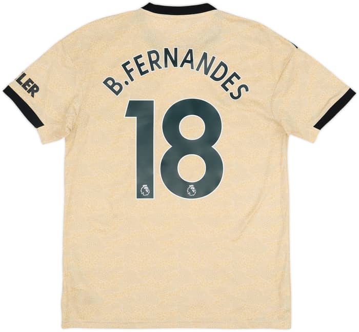 2019-20 Manchester United Away Shirt B.Fernandes #18 - 7/10 - (M)