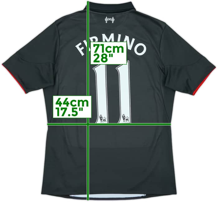 2015-16 Liverpool Third Shirt Firmino #11 - 7/10 - (S)