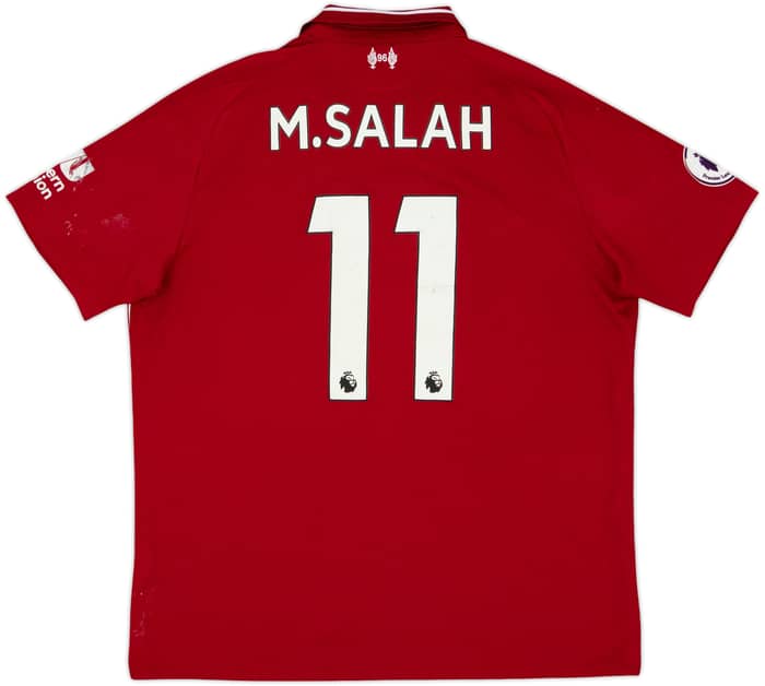 2018-19 Liverpool Home Shirt M.Salah #11 - 4/10 - (L)