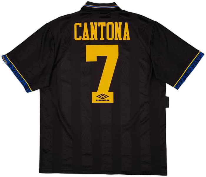 1993-95 Manchester United Away Shirt Cantona #7 - 8/10 - (L)