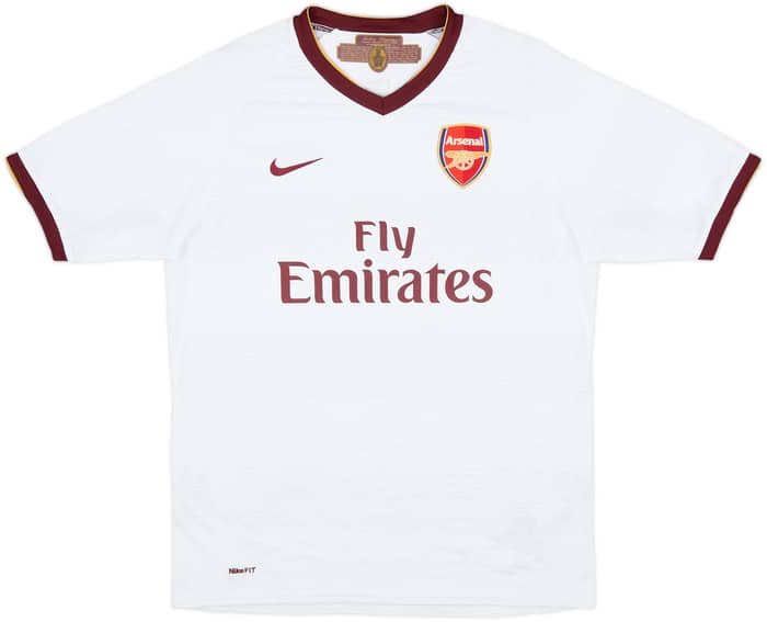2007-08 Arsenal Away Shirt Fabregas #4 - 9/10 - (XL.Boys)