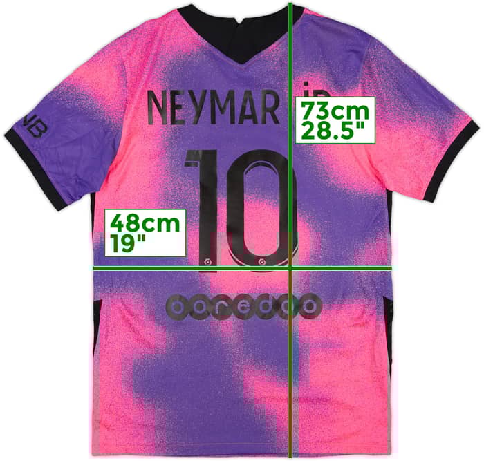 2020-21 Paris Saint-Germain Fourth Shirt Neymar Jr #10 - 10/10 - (S)