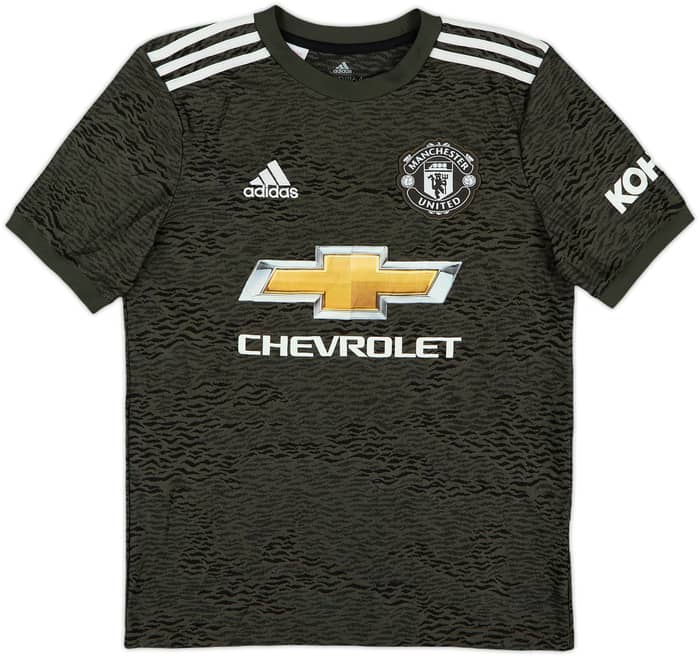 2020-21 Manchester United Away Shirt B.Fernandes #18 - 6/10 - (L.Boys)