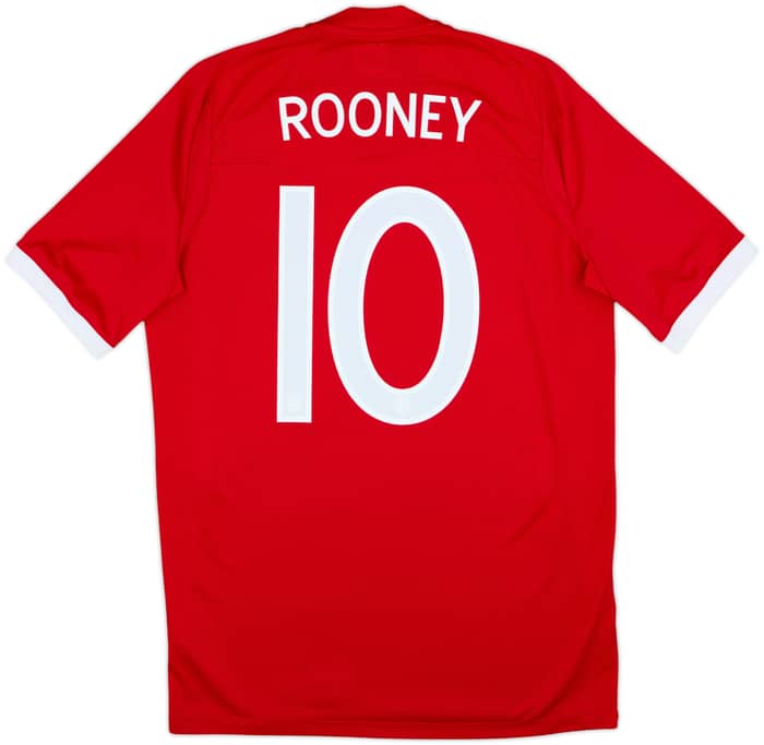 2010-11 England 'South Africa' Away Shirt Rooney #10 - 9/10 - (M)
