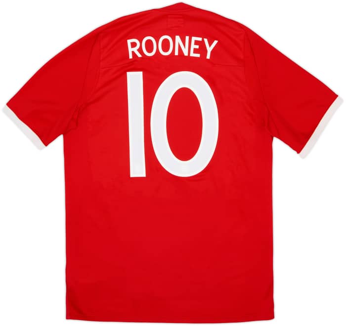 2010-11 England Away Shirt Rooney #10 - 7/10 - (M)