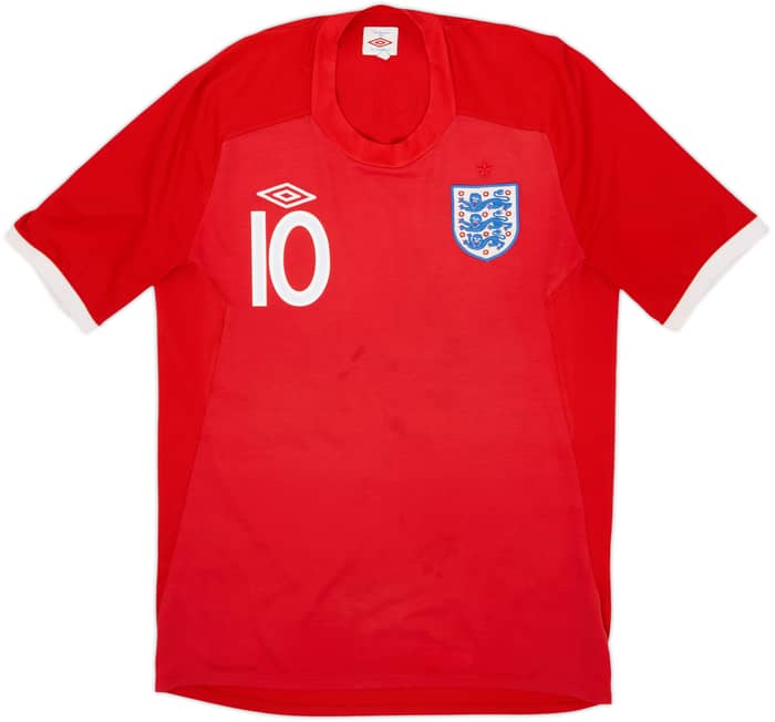 2010-11 England Away Shirt Rooney #10 - 7/10 - (M)
