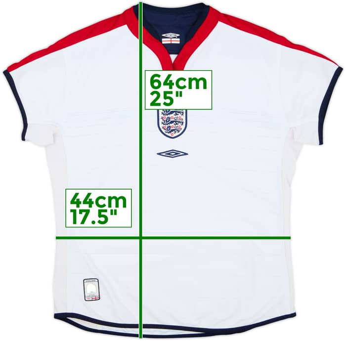 2003-05 England Home Shirt - 8/10 - (Women's S)