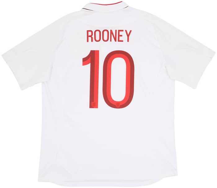 2012-13 England Home Shirt Rooney #10 - 8/10 - (XL)