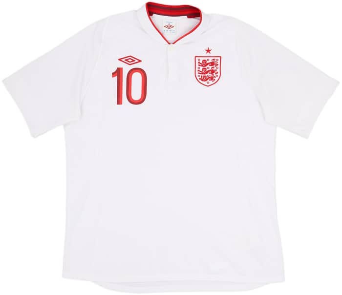 2012-13 England Home Shirt Rooney #10 - 8/10 - (XL)