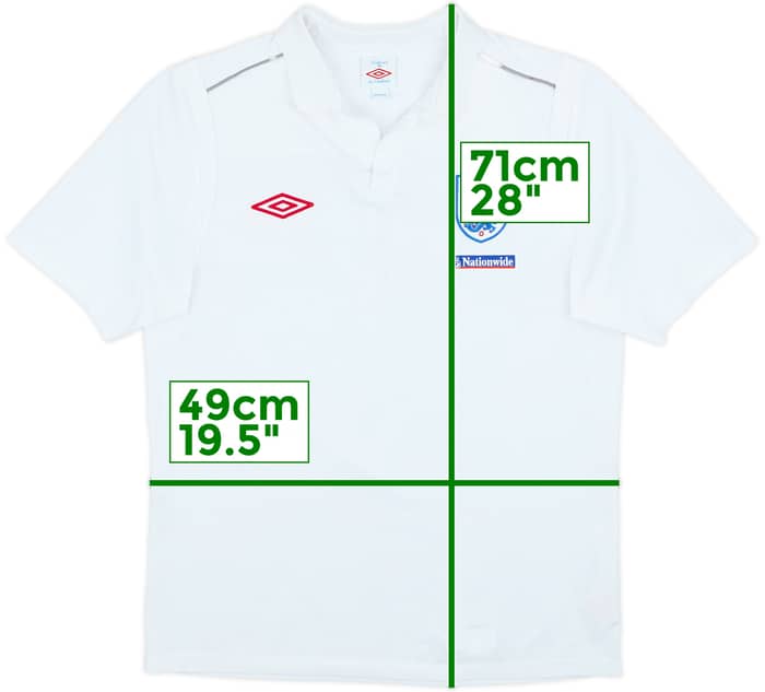 2010-11 England Umbro Polo Shirt - 6/10 - (M)