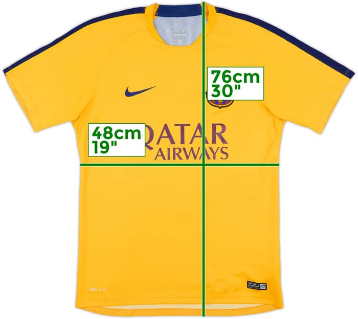 2015-16 Barcelona Nike Training Shirt - 8/10 - (M)