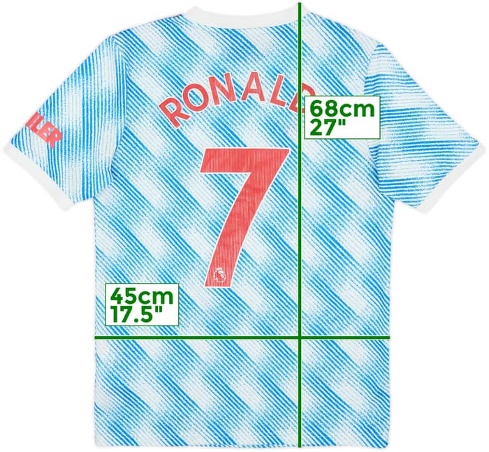 2021-22 Manchester United Away Shirt Ronaldo #7 - 6/10 - (XL.Boys)