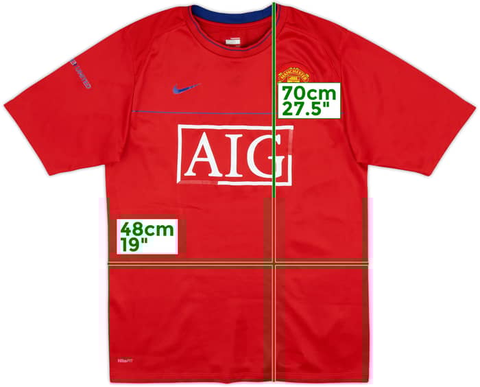 2008-09 Manchester United Nike Training Shirt - 5/10 - (M)