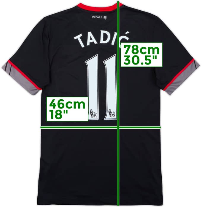 2016-17 Southampton Away Shirt Tadic #11 - 7/10 - (M)