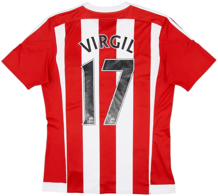 2015-16 Southampton Home Shirt Virgil #17 - 7/10 - (M)