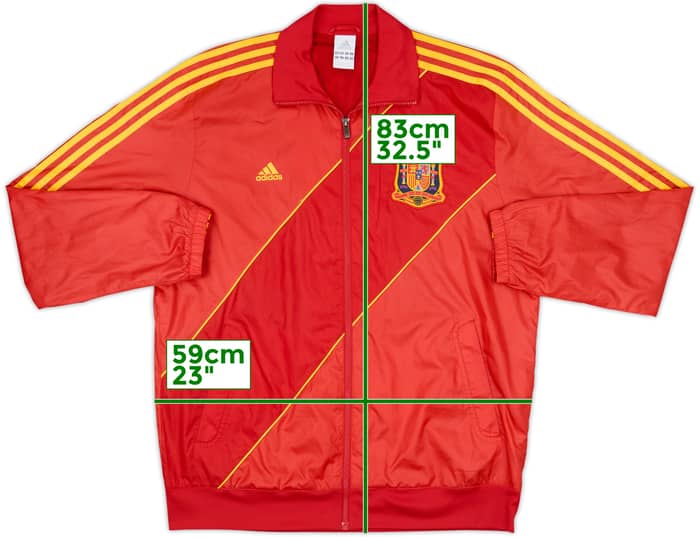 2012-13 Spain adidas Track Jacket - 8/10 - (L)