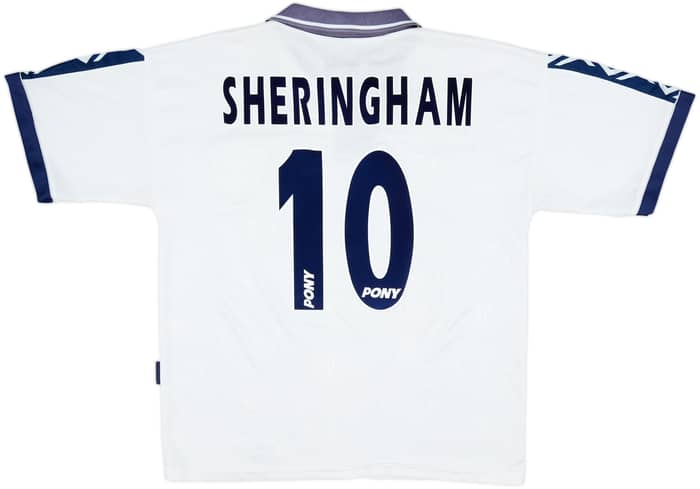 1995-97 Tottenham Home Shirt Sheringham #10 - 6/10 - (L)