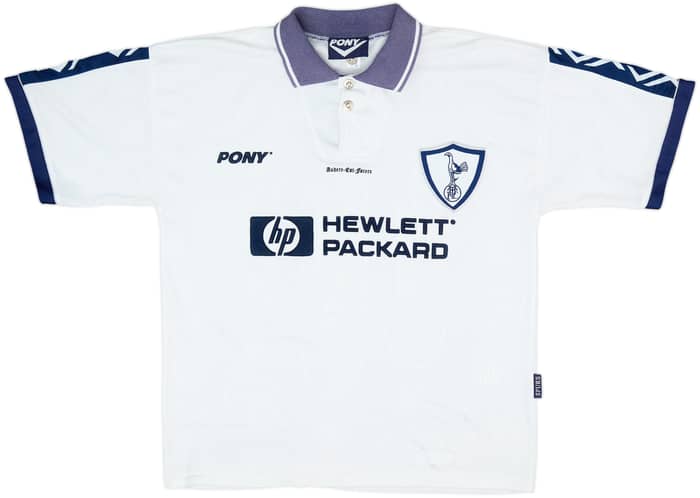 1995-97 Tottenham Home Shirt Sheringham #10 - 6/10 - (L)