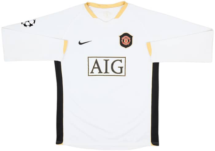 2006-08 Manchester United Away L/S Shirt Ronaldo #7 - 8/10 - (XL.Boys)