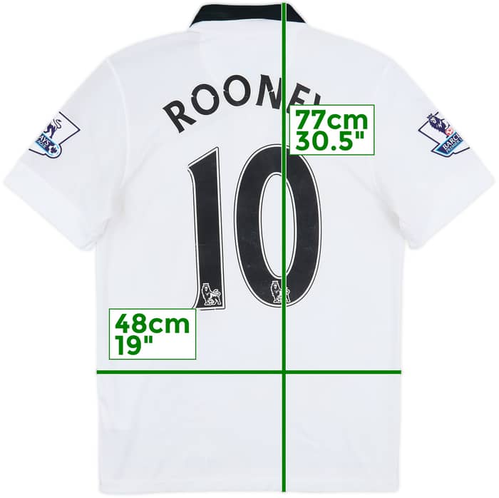 2014-15 Manchester United Away Shirt Rooney #10 - 4/10 - (S)