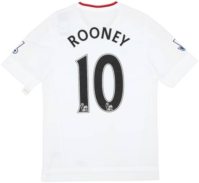 Camiseta auténtica de visitante del Manchester United 2015-16 Rooney #10 (L)