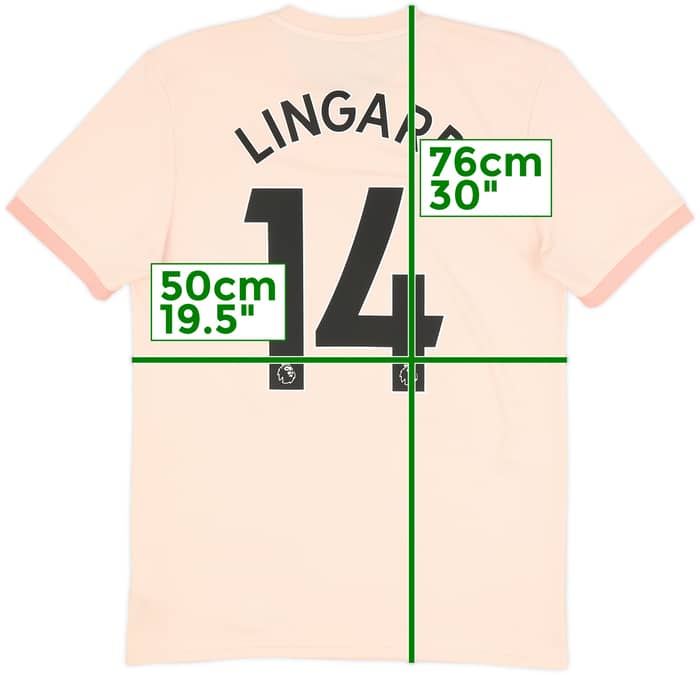 Camiseta de visitante del Manchester United 2018-19 Lingard #14 - 6/10 - (M)
