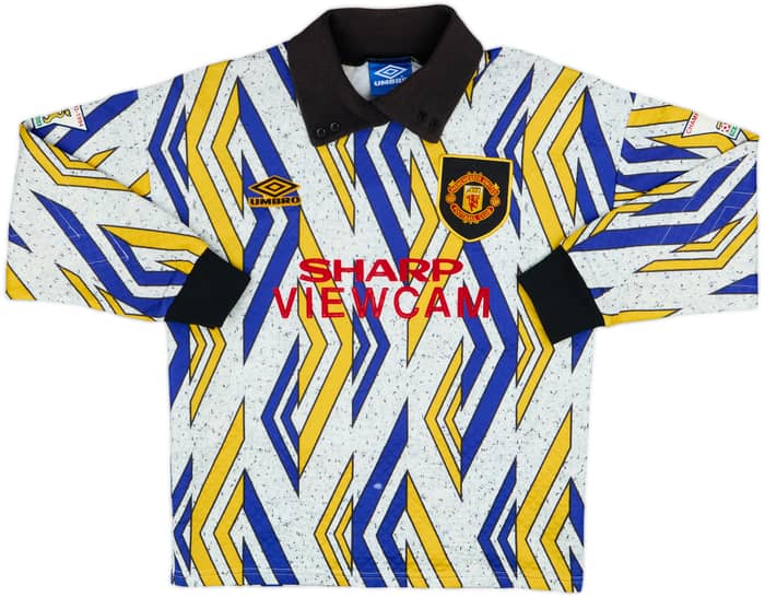 1993-94 Manchester United GK Shirt Schmeichel #1 - 5/10 - (S)