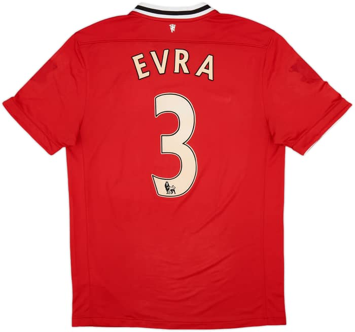 2011-12 Manchester United Home Shirt Evra #3 - 6/10 - (L)