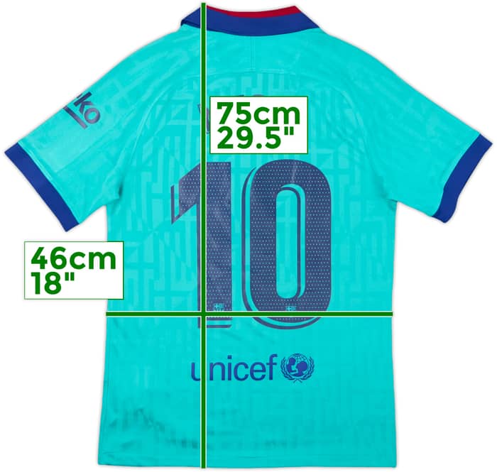 2019-20 Barcelona Third CL Shirt Messi #10 - 8/10 - (S)