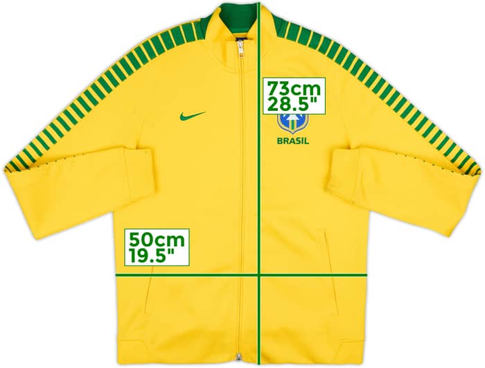 2014-16 Brazil Nike Track Jacket - 5/10 - (M)