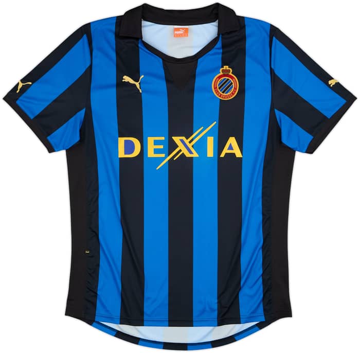 2011-12 Club Brugge Home Shirt Hoefkens #4 - 8/10 - (XL)