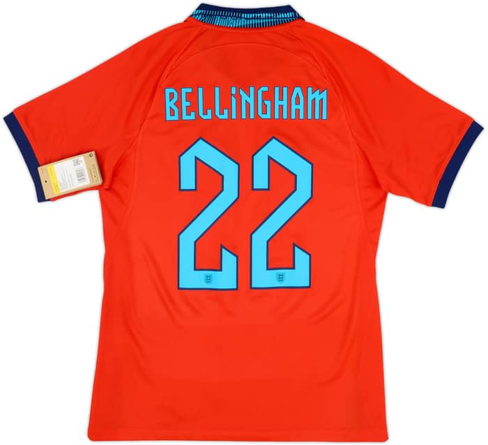 2022-23 England Away Shirt Bellingham #22 (S)