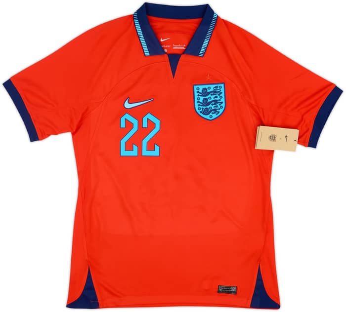 2022-23 England Away Shirt Bellingham #22 (S)