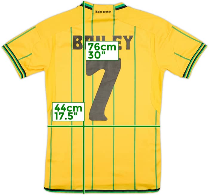 2023-24 Jamaica Home Shirt Bailey #7 - 8/10 - (S)