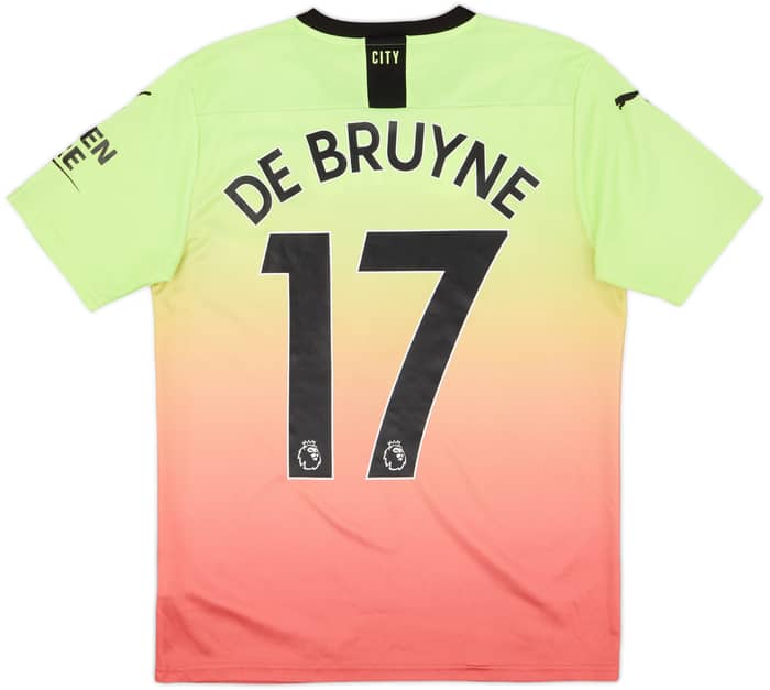 2019-20 Manchester City Third Shirt De Bruyne #17 - 7/10 - (S)