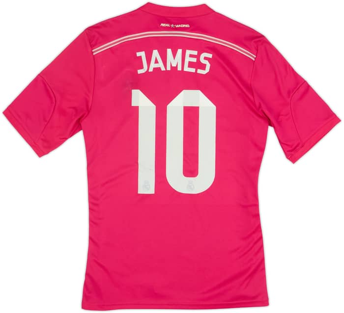 2014-15 Real Madrid Away Shirt James #10 (S)