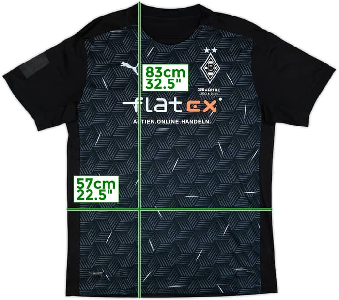 2020-21 Borussia Monchengladbach European Away Shirt - 6/10 - (XXL)