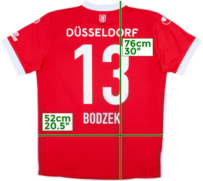 2020-21 Fortuna Dusseldorf Home Shirt Bodzek #13 - 7/10 - (L)