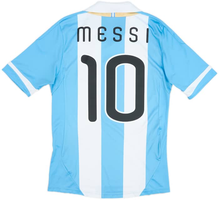 2011-13 Argentina Home Shirt Messi #10 - 7/10 - (S)