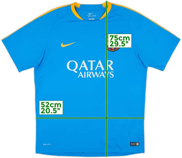 2015-16 Barcelona Nike Training Shirt - 5/10 - (XL)