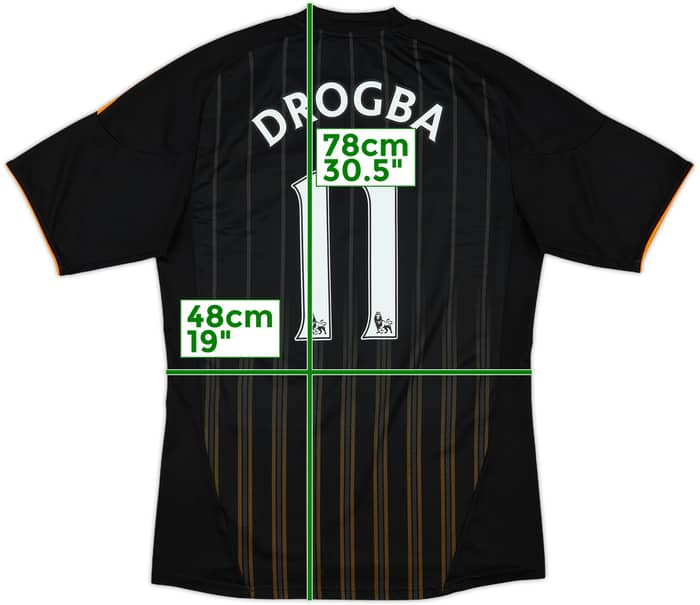 2010-11 Chelsea Away Shirt Drogba #11 - 6/10 - (M)